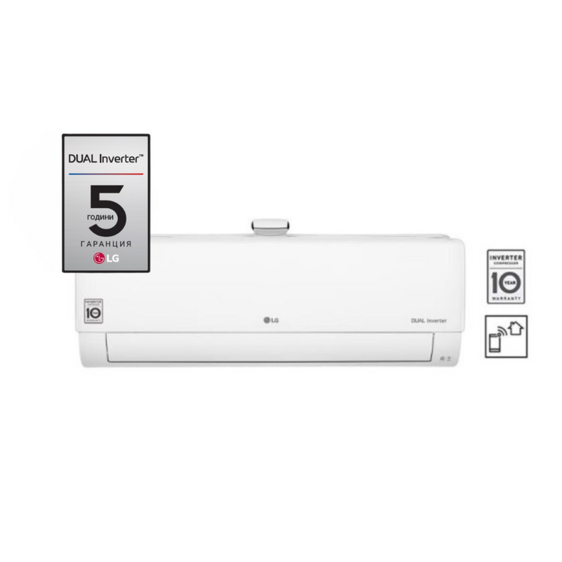 Инверторен климатик LG - AP12RK.NSJ /AP12RK.UA3 DUALCOOL, 12000 BTU, Клас А++